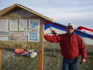Our Local Hang Glider Instructor, Alan Paylor from King Mountain Gliders.